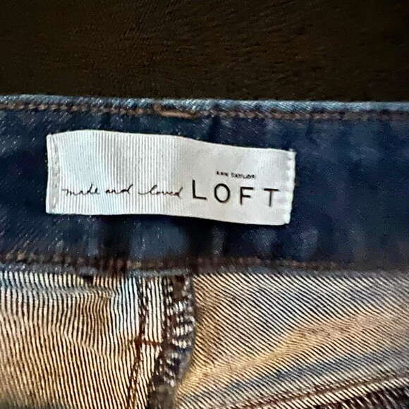 Ann Taylor Loft Womens Jeans Pants, Curvy Straight, Size 10 / 30 - Picture 5 of 6